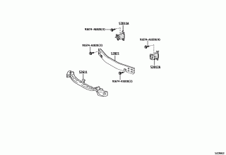 FRONT BUMPER & BUMPER STAY 3